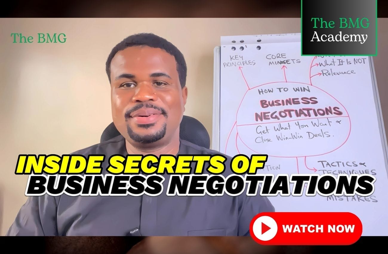 The Secrets of Business Negotiations: How To Get What You Want And Close Win-Win Deals (Course)